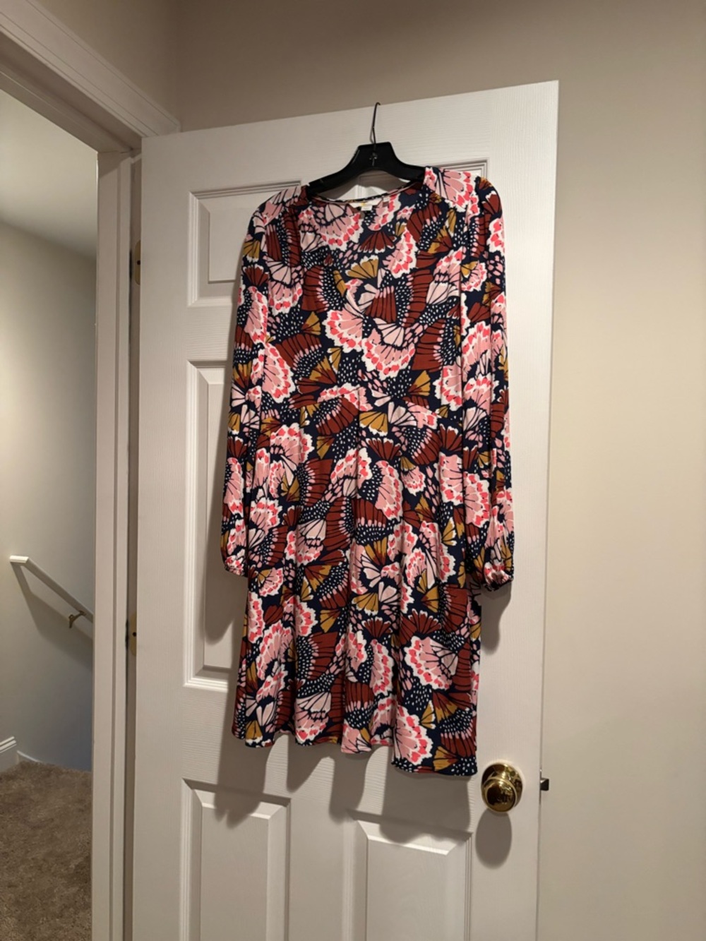 Boden Floral Butterfly Print Dress